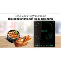 Bếp điện từ Easy Cooking Supor SDHCB11TVN-GR-210 - Công suất 2100W, bảo hành chính hãng