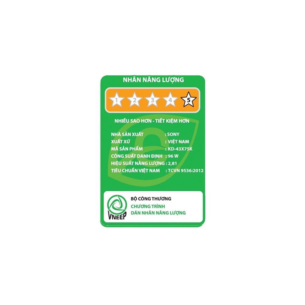 Google Tivi Sony 4K 43 inch KD-43X75K