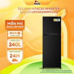 Tủ lạnh Hitachi Inverter 240 lít HRTN5255MFUVN  Đèn LED chiếu sáng, Khay đá di động