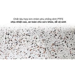 Chảo nhôm chống dính vân đá đáy từ 24 cm Supor F23A24IH -  chịu nhiệt tối đa 380 - 400 độ C