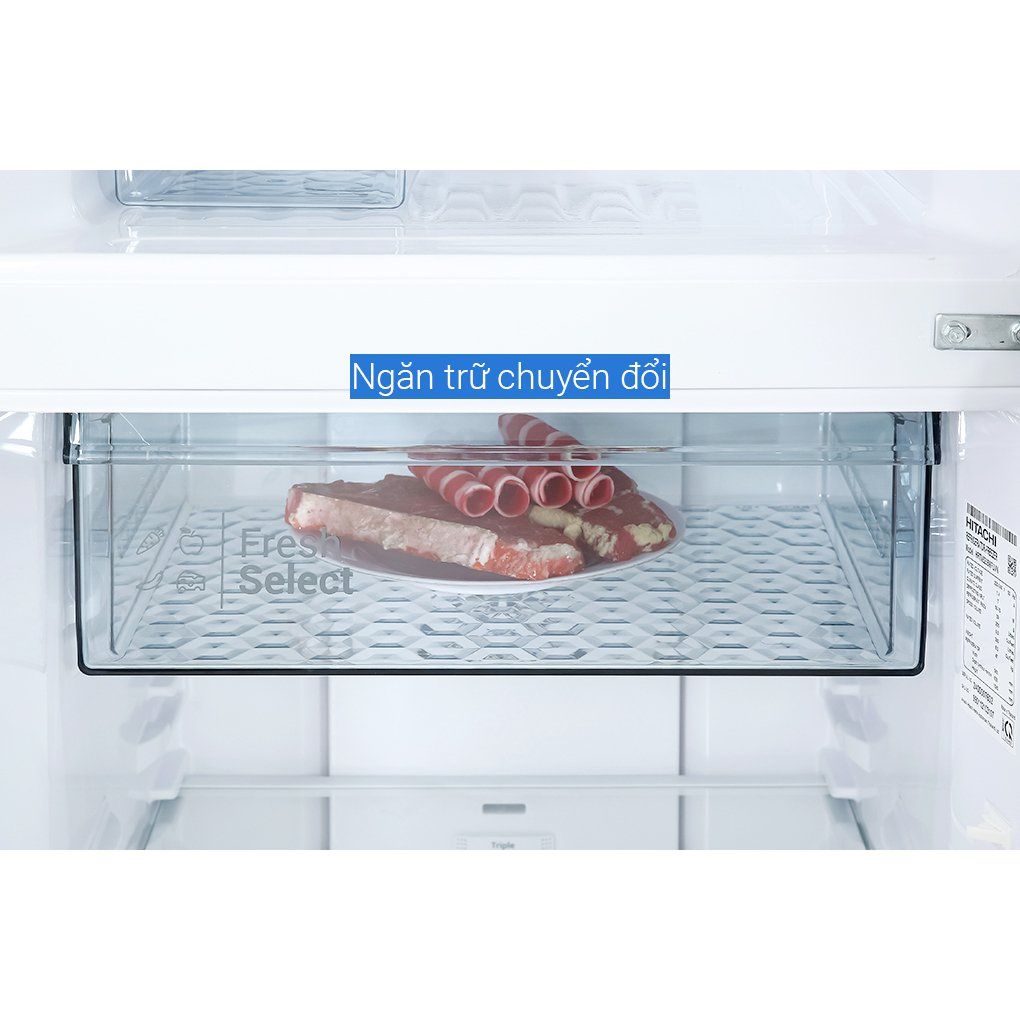 Tủ lạnh Hitachi Inverter 240 lít HRTN5255MFUVN  Đèn LED chiếu sáng, Khay đá di động