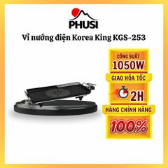 Vỉ nướng điện Korea King KGS-253 (1050W)