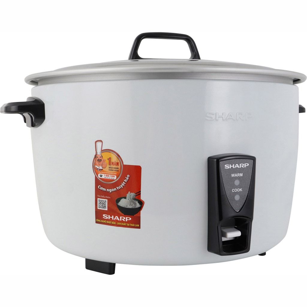 Nồi cơm nắp rời Sharp 10 lít KSH-D1010V nắp rời với công suất 2750W, giữ ấm đến 5h Hàng Mới Chính Hãng
