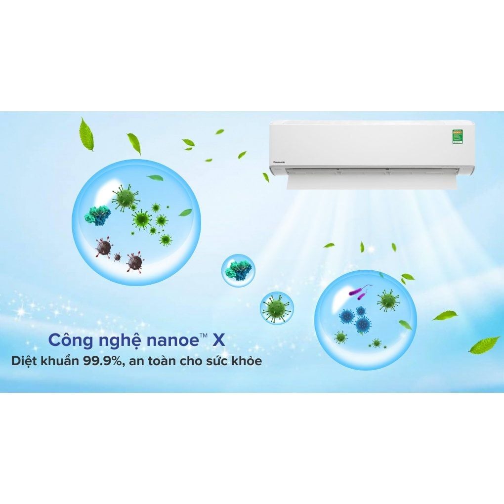 Máy lạnh Panasonic 1 chiều Inverter 1.5 HP CU/CS-RU12AKH-8