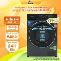 Máy Giặt Sấy Lồng Ngang Panasonic Inverter Giặt 9.5 kg Sấy 6kg NA-S956FR1BV