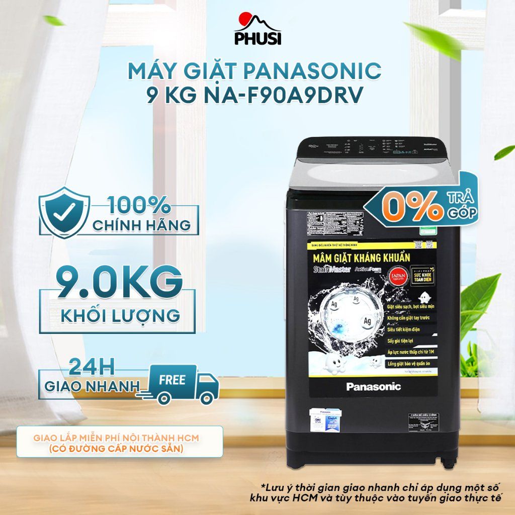 Máy giặt Panasonic 9 kg NA-F90A9DRV