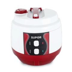 Nồi cơm điện lòng Niêu Supor 1.8L CFXB50YB13VN-RD-50 - Lòng nồi 2mm phủ chống dính, Van thoát hơi thông minh
