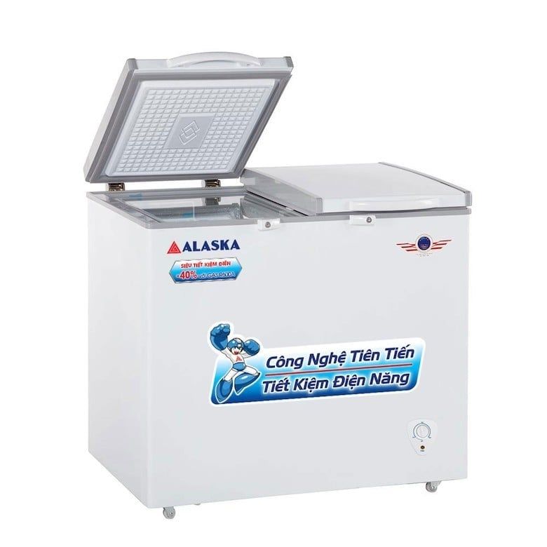 Tủ đông mát 500 lít Alaska BCD-5068N 2 ngăn 2 cánh