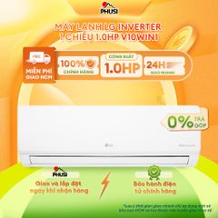 Máy lạnh LG Inverter 1HP V10WIN1 Mới 2024