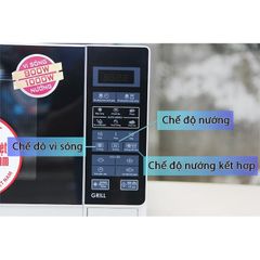 Lò vi sóng Sharp R-G572VN-S điện tử có nướng - Dung tích 25 Lít - Bảo hành 12 tháng chính hãng