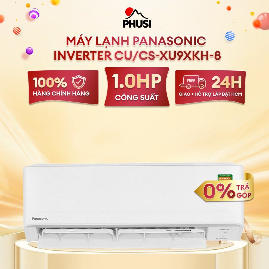 Máy lạnh Panasonic Inverter 1 HP CU/CS-XU9XKH-8