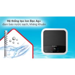 Máy nước nóng gián tiếp Ariston 15 lít AN2 15 LUX-D AG+ Cầu dao chống giật ELCB, Công nghệ Ion Bạc kháng khuẩn