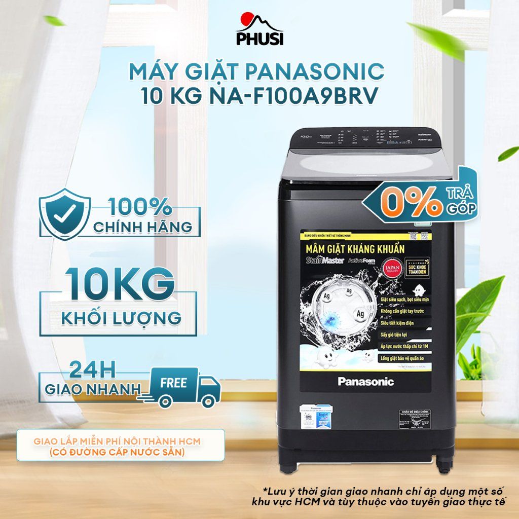 Máy giặt Panasonic 10 kg NA-F100A9DRV