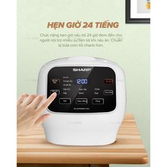 Nồi cơm điện tử Sharp 1.8 lít KS-COM183MV-WH Nồi Cơm Loại Tốt Bền, Đa Năng, Công Suất 835W, Chống Dính