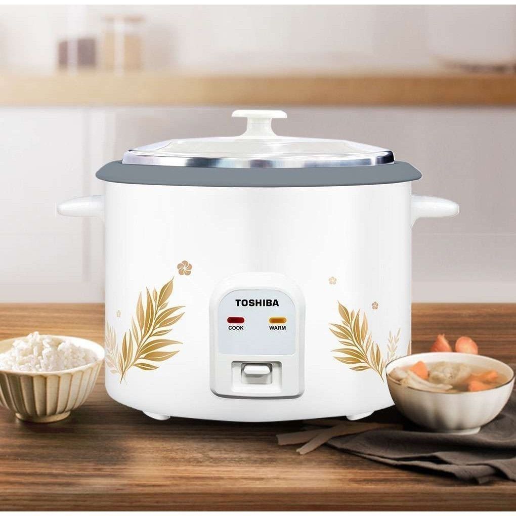 Nồi cơm điện nắp rời Toshiba RC-28MH1PV(G) 2.8L Chính hãng, Nấu cơm nhanh 15-30P, lòng nồi chống dính