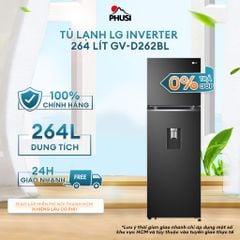 Tủ lạnh LG Inverter 264 Lít GV-D262BL