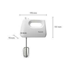 Máy đánh trứng Panasonic MK-GH3WRA - Chính Hãng, Mới, Full Box