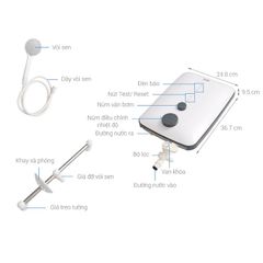 Máy nước nóng trực tiếp Beko 4500W BWI45S1A-213