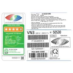 Google Tivi Sony 4K 55 inch K-55S30 Remote có đèn nền tích hợp micro tìm kiếm giọng nói