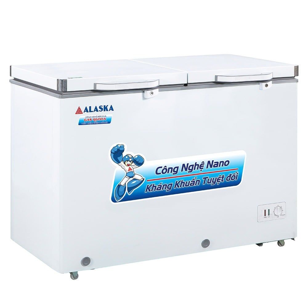 Tủ đông mát 500 lít Alaska BCD-5068N 2 ngăn 2 cánh