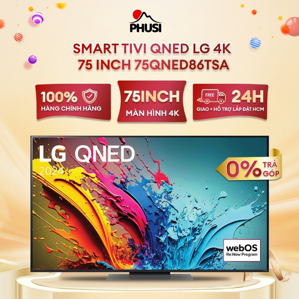 Smart Tivi QNED LG 4K 75 inch 75QNED86TSA -