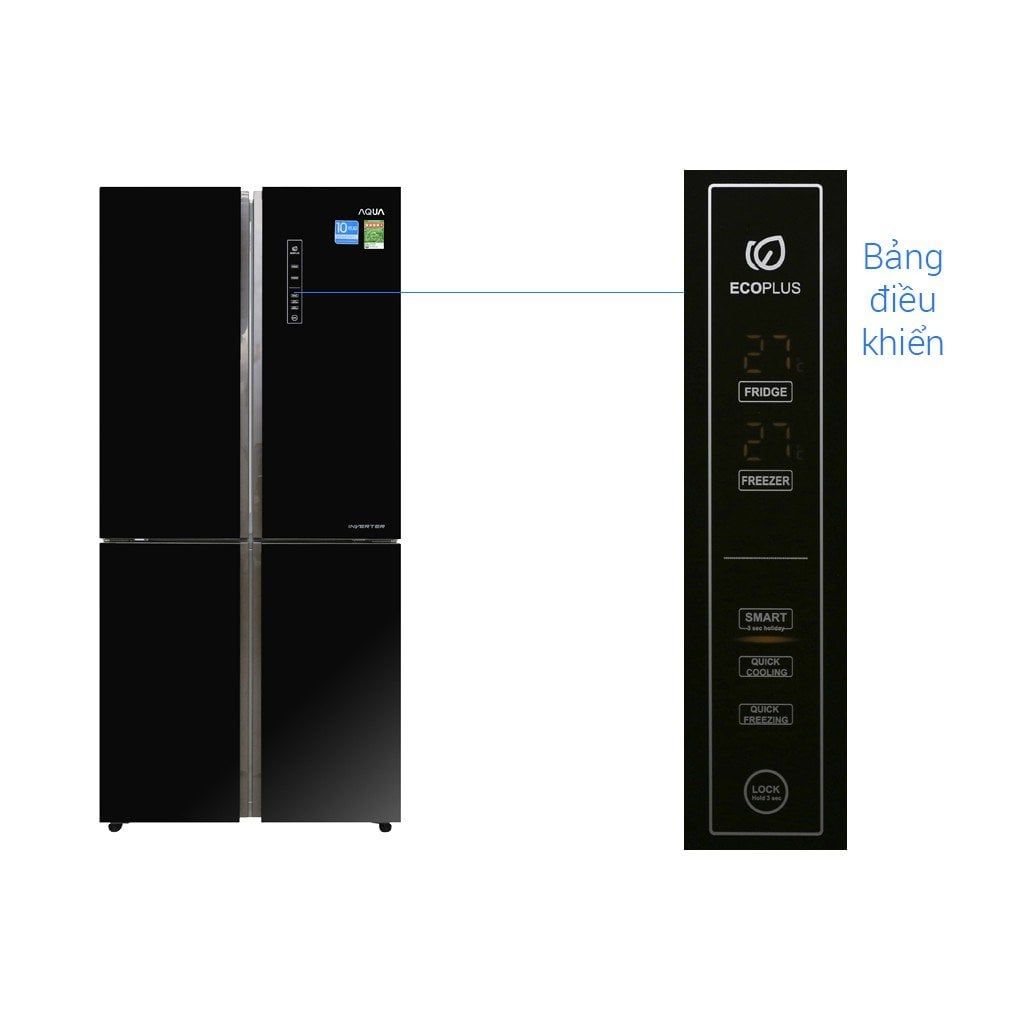 Tủ lạnh Aqua Inverter 456 lít AQR-IG525AM(GB) -  Bảo hành 6 tháng