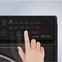 Máy Giặt Sấy Lồng Ngang Panasonic Inverter Giặt 10KG Sấy 6KG NA-S106FR1PV