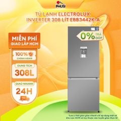 Tủ lạnh Electrolux Inverter 308 lít EBB3442K-A