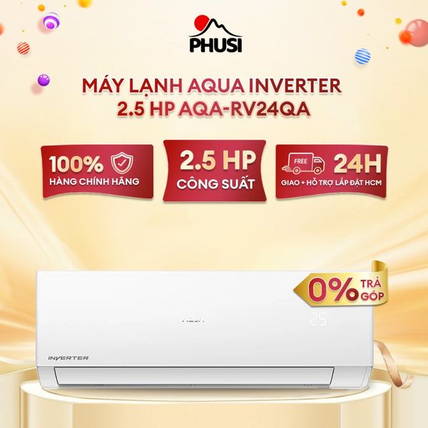 Máy lạnh AQUA Inverter 2.5 HP AQA-RV24QA2