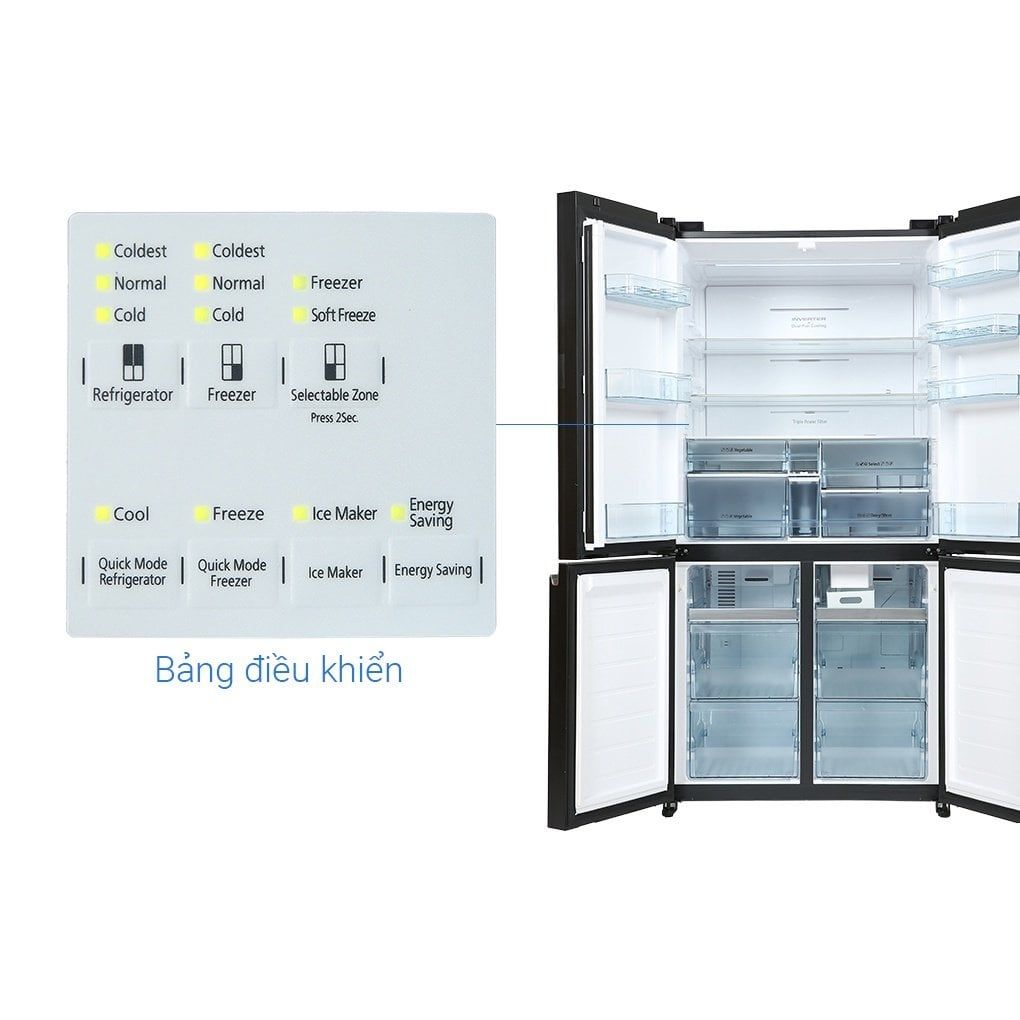 Tủ lạnh Hitachi Inverter 569 lít R-WB640PGV1 (GMG)