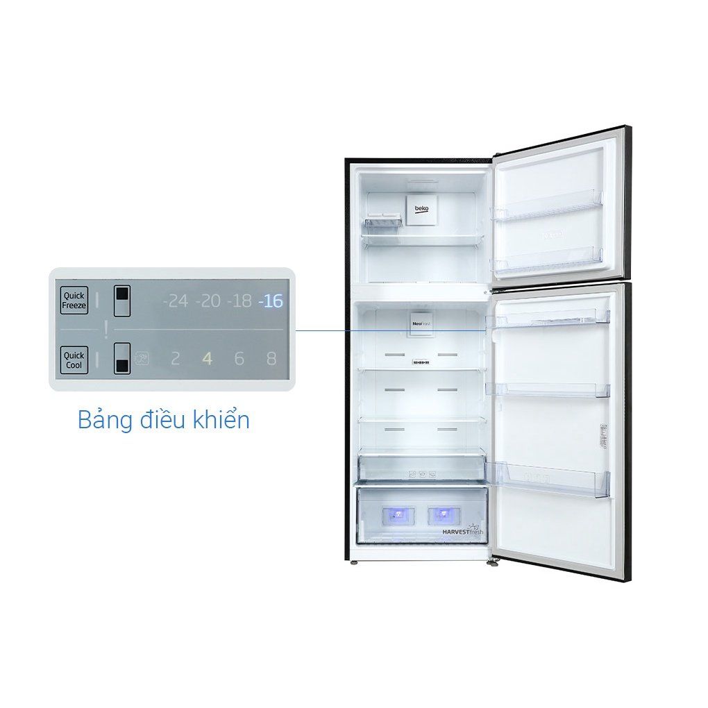 Tủ lạnh Beko Inverter 422 lít RDNT470I50VK