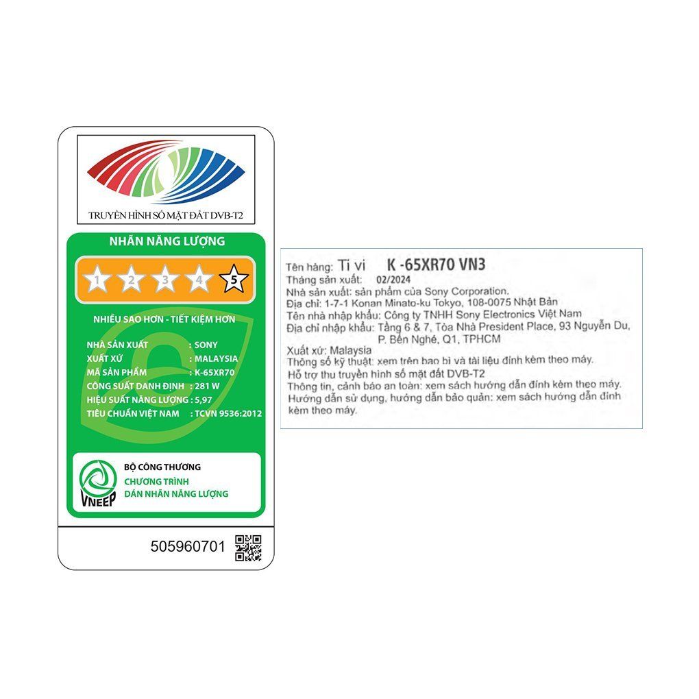 Google Tivi Mini LED Sony 4K 65 inch K-65XR70