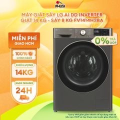 Máy giặt sấy LG AI DD Inverter giặt 14 kg - sấy 8 kg FV1414H3BA