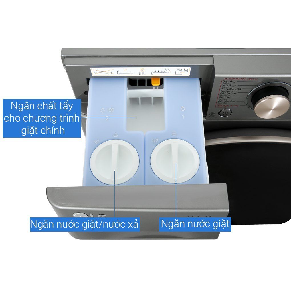Máy Giặt Lồng Ngang LG Inverter 12 kg FV1412S3PA