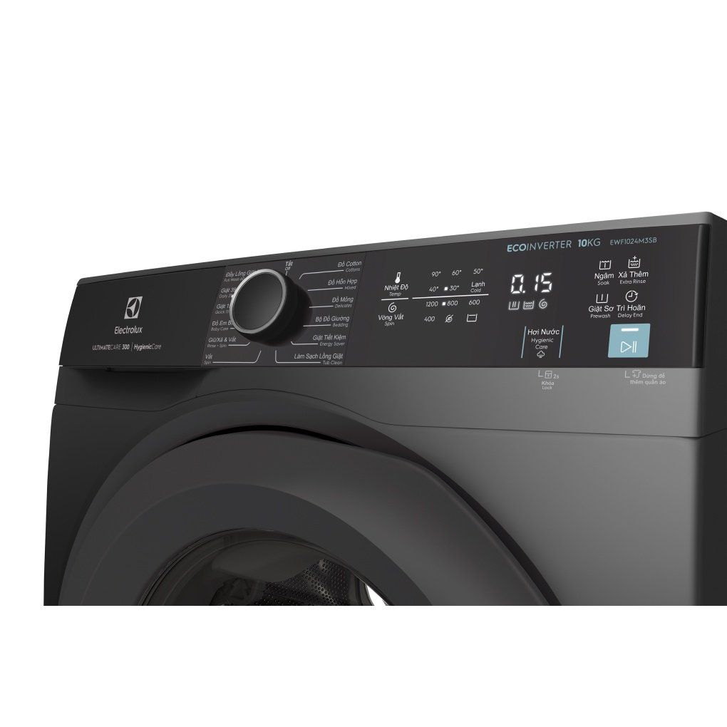Máy Giặt Lồng Ngang Electrolux Inverter 10 kg EWF1024M3SB Model 2023