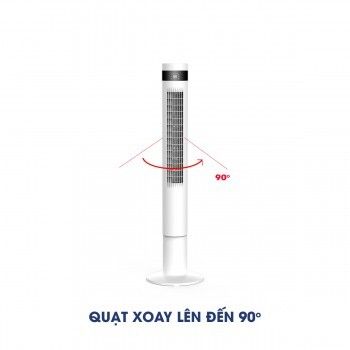 PW-8207 Quạt tháp Panworld PW-8207 (W) Màu Trắng - Hẹn giờ 12h, góc xoay 90 độ Bảo hành 24 tháng