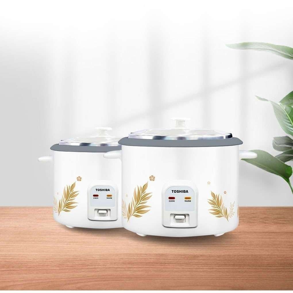 Nồi cơm điện nắp rời Toshiba RC-28MH1PV(G) 2.8L Chính hãng, Nấu cơm nhanh 15-30P, lòng nồi chống dính