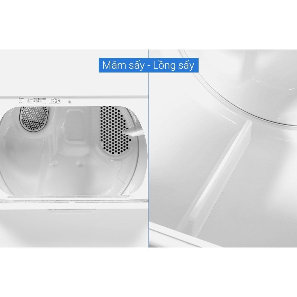 Máy Sấy Thông Hơi Lồng Ngang Whirlpool 15 Kg 3LWED4815FW0