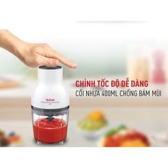 Máy xay đồ ăn Tefal 3 trong một MB520138 - 300W, 400ml - hàng thật / Bảo hành 02 Năm