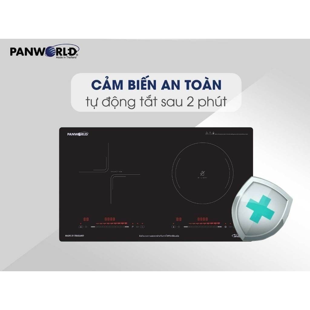 Bếp Điện Từ Hồng Ngoại Đôi Panworld PW-1983 Công Suất Lớn Không Kén Nồi Bảo Hành 24 Tháng
