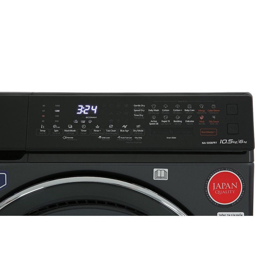 Máy giặt sấy Panasonic Inverter 10.5 kg NA-S056FR1BV
