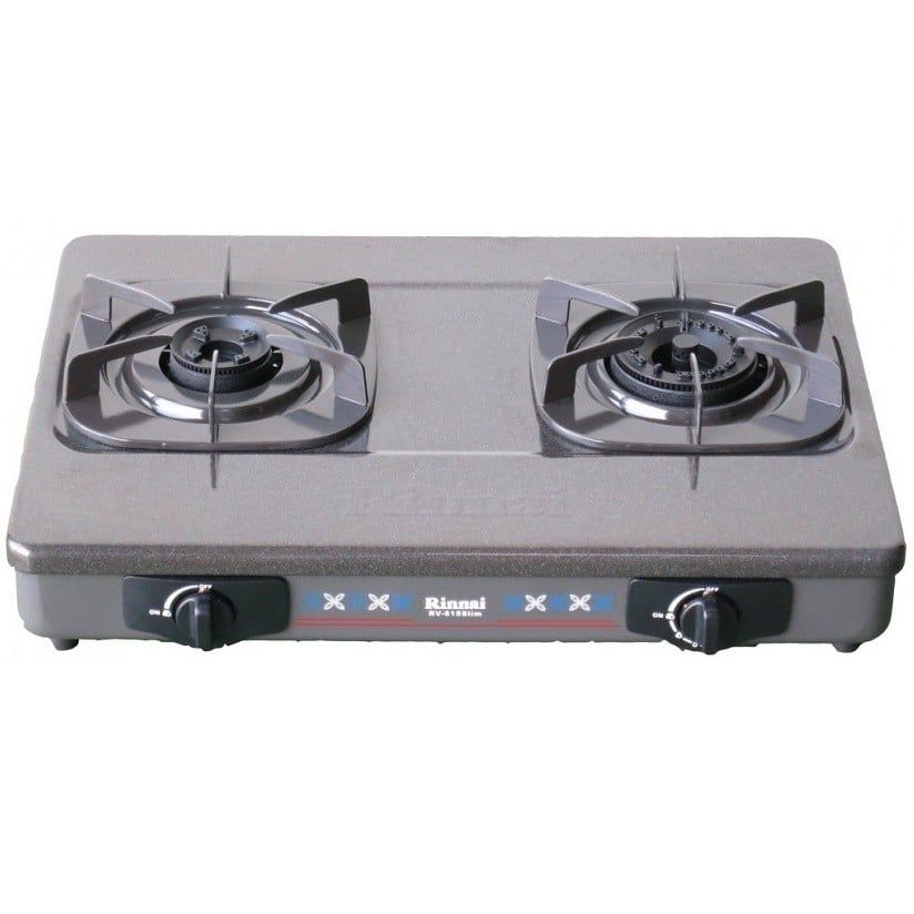 Bếp ga Rinnai RV-615Slim (G) - Ngọn lửa xanh - Tiết kiệm ga - Hàng chính hãng STORE