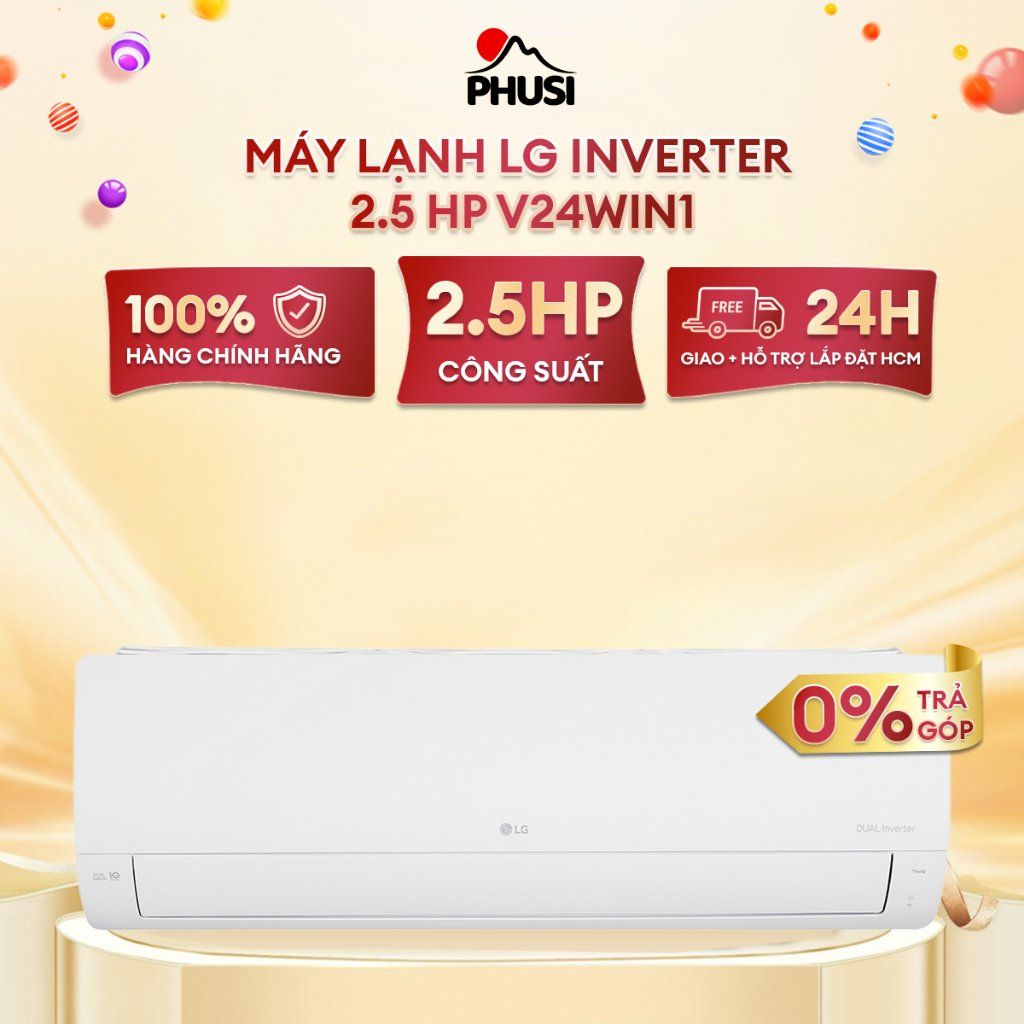 Máy lạnh LG Inverter 2.5 HP V24WIN1