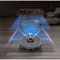 RRobot hút bụi lau nhà Rapido R6S Điều khiển bằng tiếng Việt, Lực hút mạnh mẽ lên tới 2500PA - Chính Hãng, Mới, Full Box