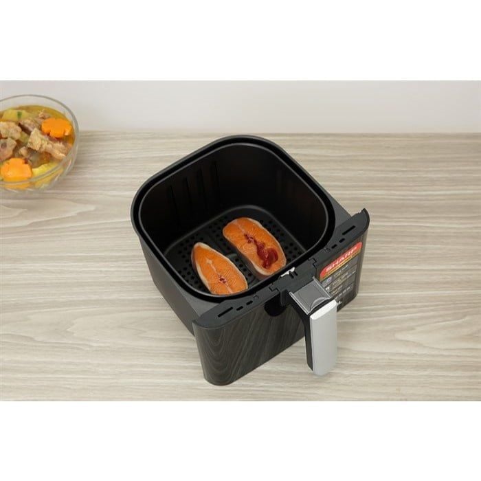 Nồi chiên không dầu Sharp KF-AF55EV-BK 5.5 lít Hàng Mới Chính Hãng 12 tháng
