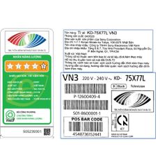 Google Tivi Sony 4K 75 inch KD-75X77L