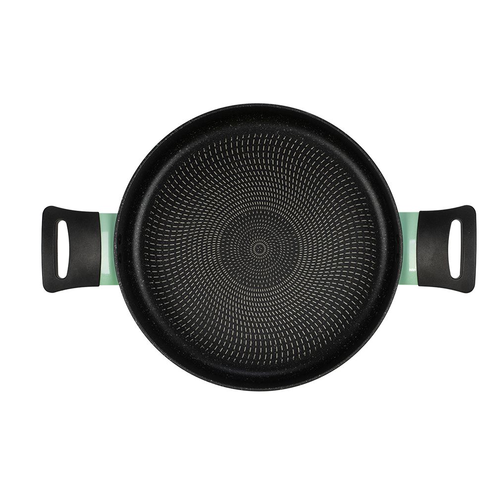 H23108-ST26 Nồi vân đá Rock Art xanh, dùng cho bếp từ Supor H23108-ST26