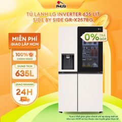 Tủ lạnh LG Inverter 635 Lít Side By Side InstaView Door-in-Door GR-X257BG
