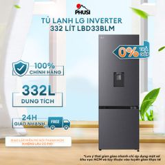 Tủ lạnh LG Inverter 332 lít LBD33BLM