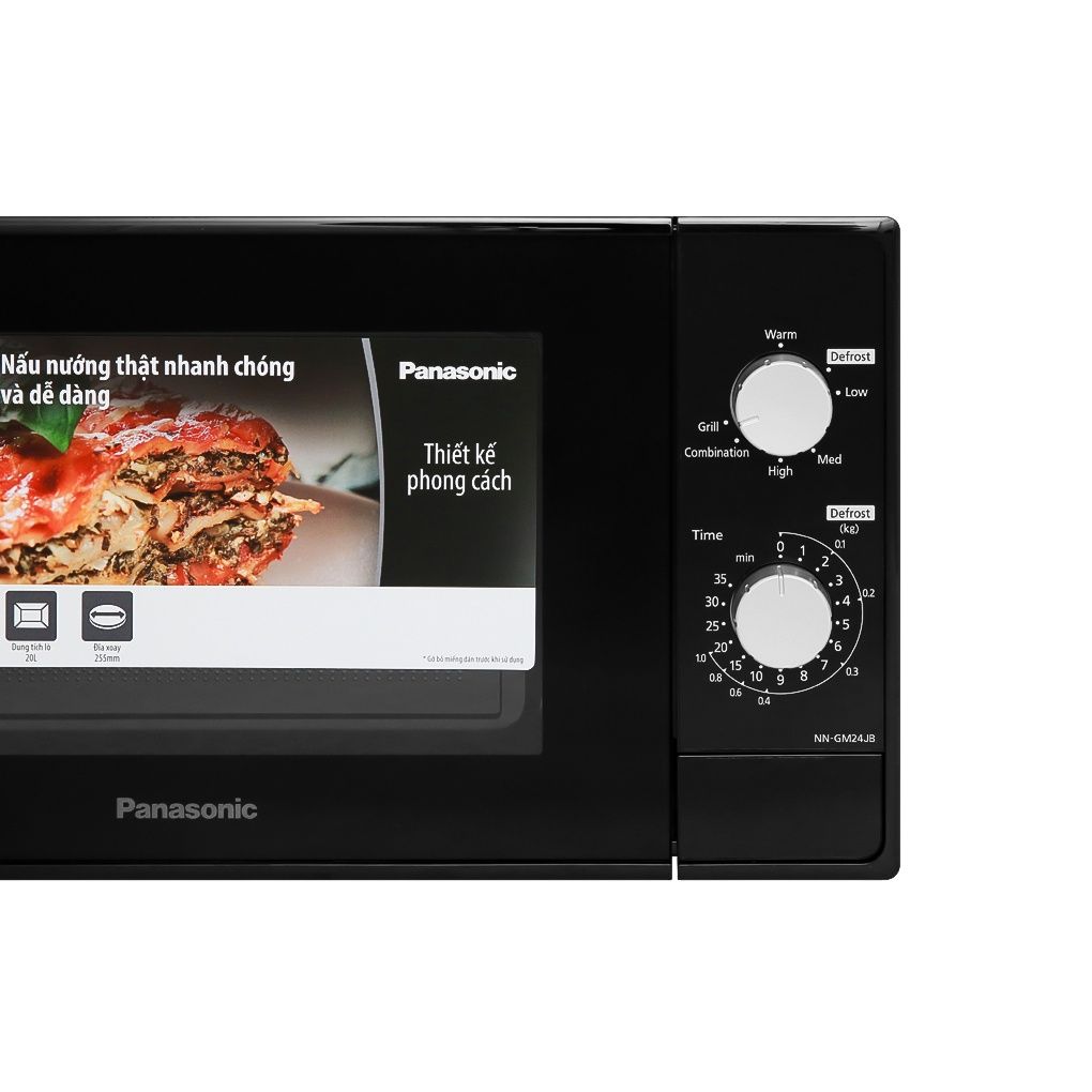 Lò vi sóng Panasonic 20 Lít NN-GM24JBYUE - Chính Hãng, Mới, Full Box